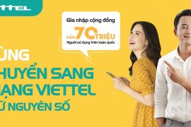 Viettel phục vụ khách hàng chuyển mạng giữ số từ mạng khác sang Viettel ngay tại nhà